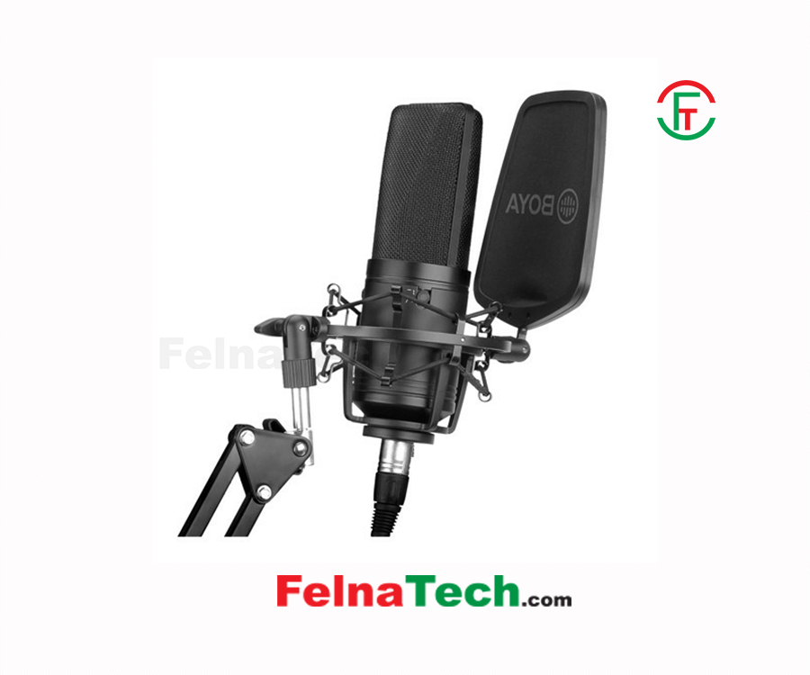 Boya BY-M1000 Multi-Pattern Large Diaphragm Condenser Microphone