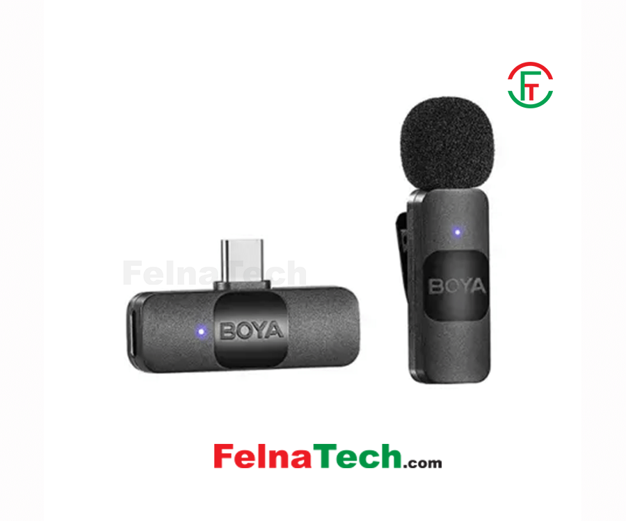 BOYA BY-V10 Ultracompact 2.4GHz Wireless Microphone System for Type-C Device