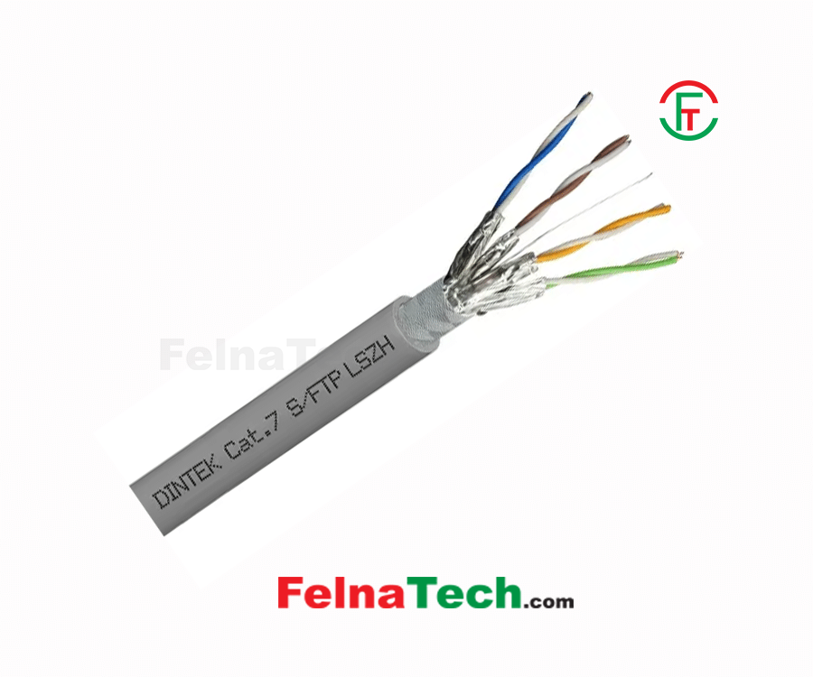 Dintek 1105-05001 305 Meter Cat7 S/FTP Solid LSZH Cable