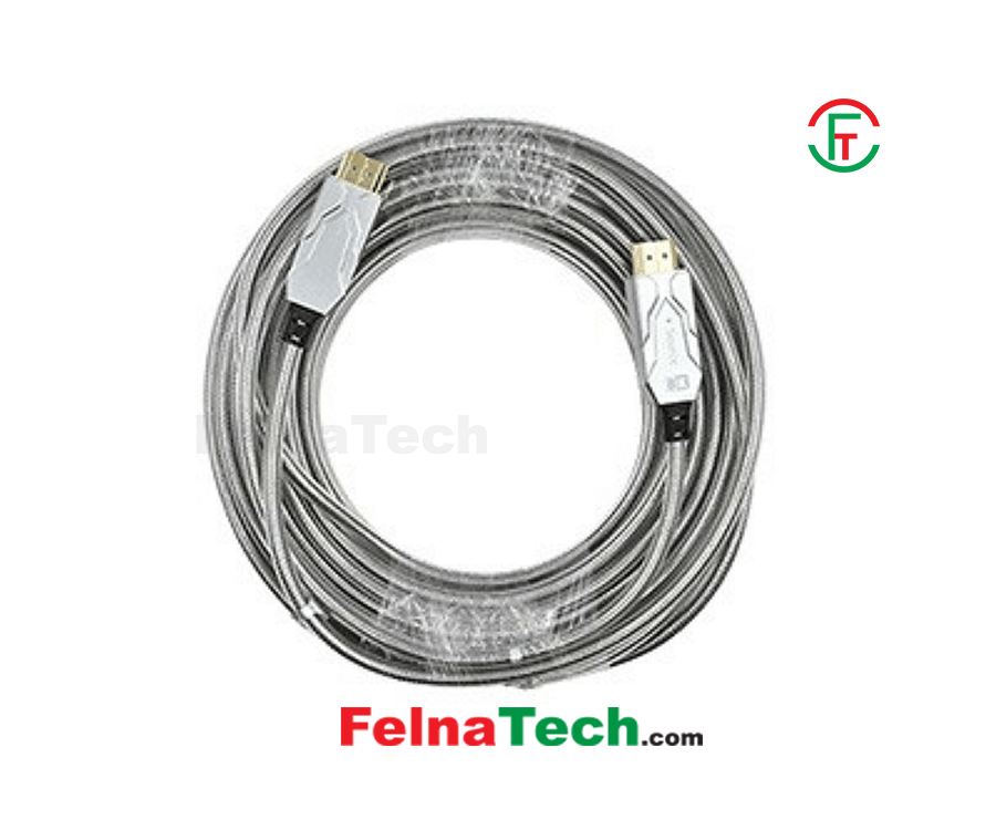 Dtech DT-HF8030K 8K 30M HDMI to HDMI Armor Fiber Optic Cable
