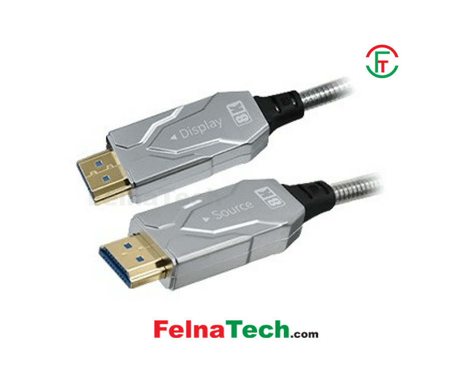 DTECH DT-HF8050K 8K 50 meter HDMI Fiber Optic Armord Cable