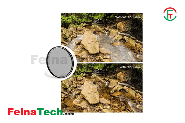 K&F Concept 82mm Blue Multi Coated HMC C Series CPL Camera Lens Filter