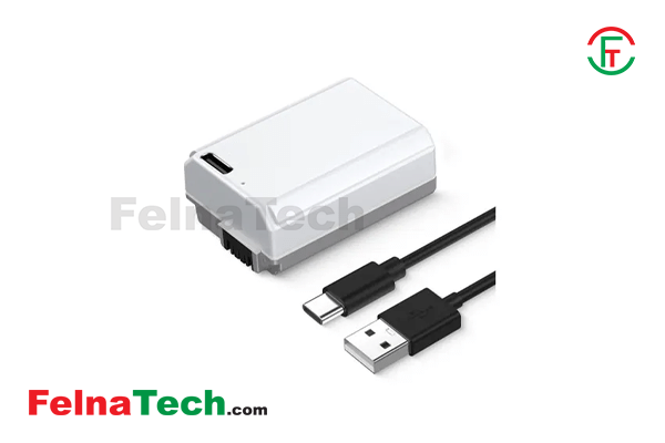 K&F Concept NP-FW50 Camera Battery with Type-C Cable