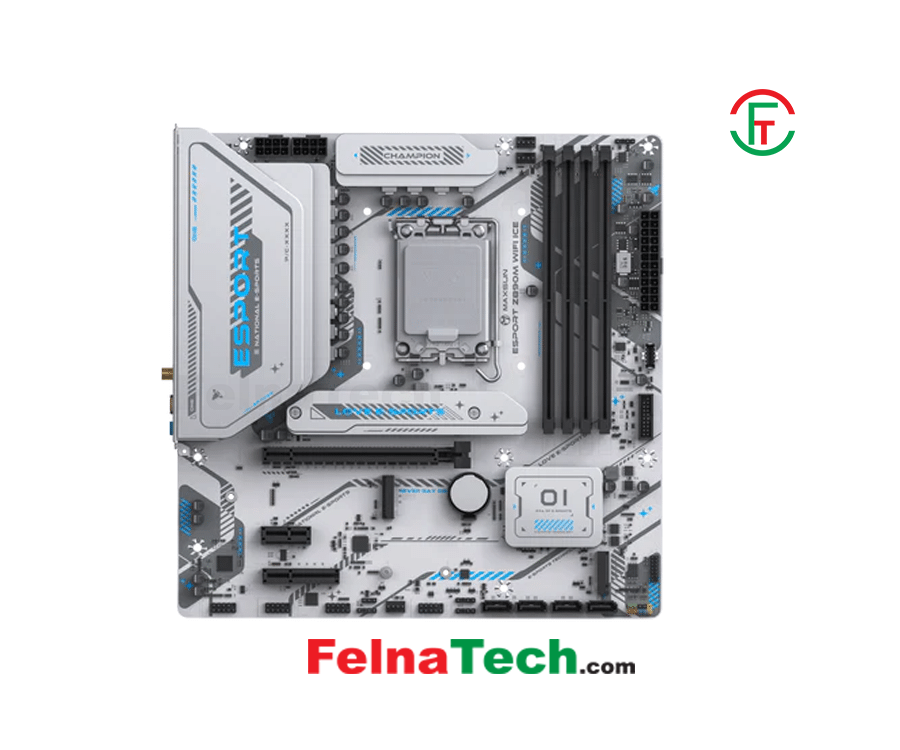 Maxsun eSport Z890M WIFI ICE Intel Motherboard
