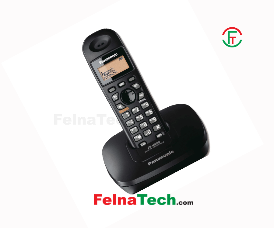 Panasonic KX-TG3611BXB Cordless Black Phone Set