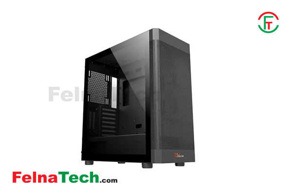PC Power PG-H350 BK Icy Mesh ATX Mid Tower Gaming Casing