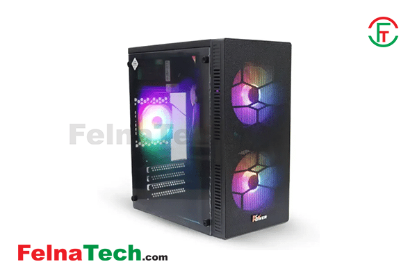 PC Power PP-X2603 BK Web Mesh mAtx Casing With Power Supply