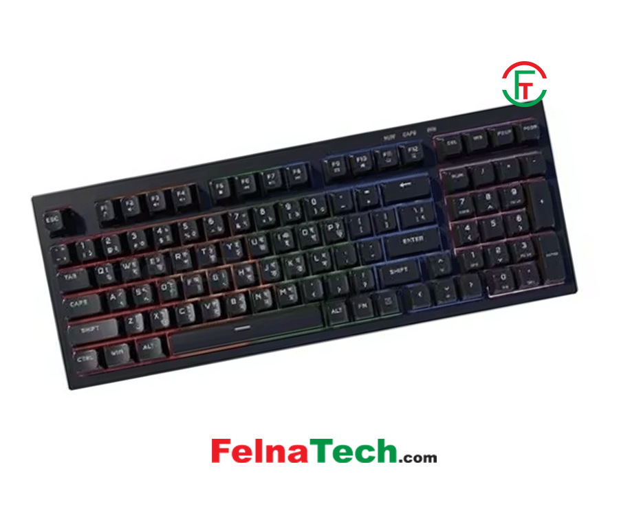 PC Power Silent-98 Gaming Keyboard with Bangla