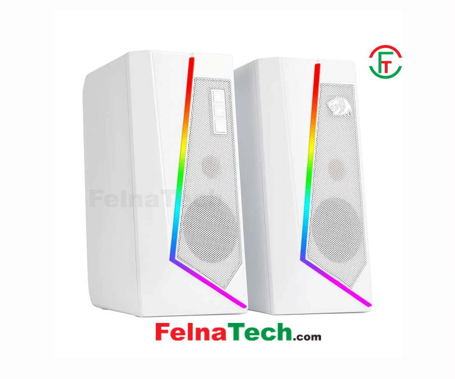 Redragon GS520 Anvil RGB Desktop Speakers White