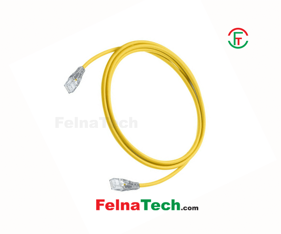 R&M CAT6 U/UTP 4P LSZH 5 Meter Yellow Patch Cord