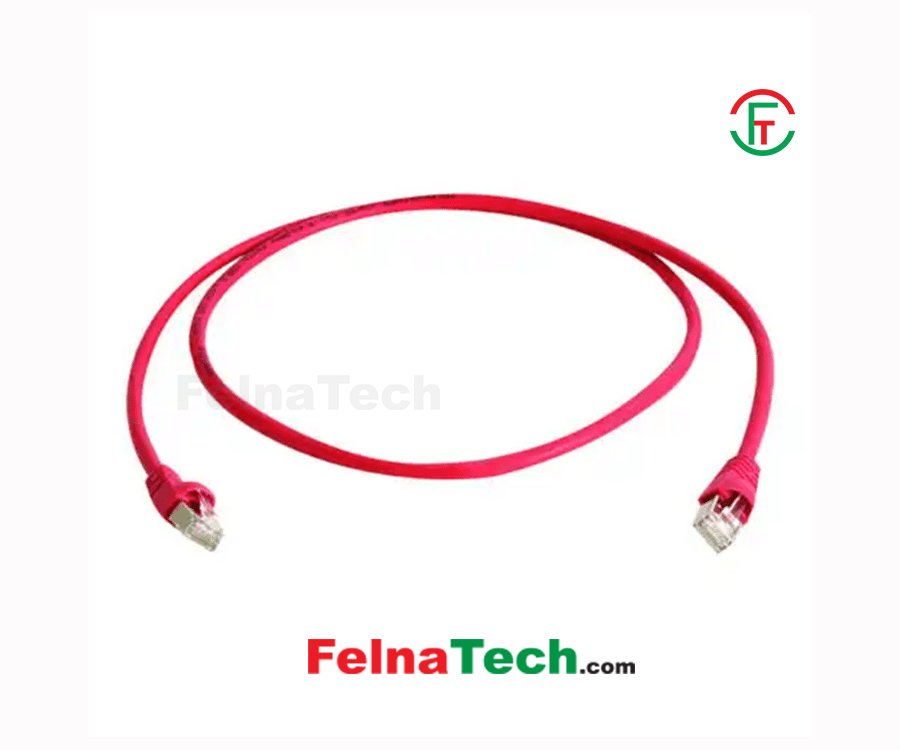 R&M R197036 24AWG Cat6 0.5 Meter Red Patch Cord