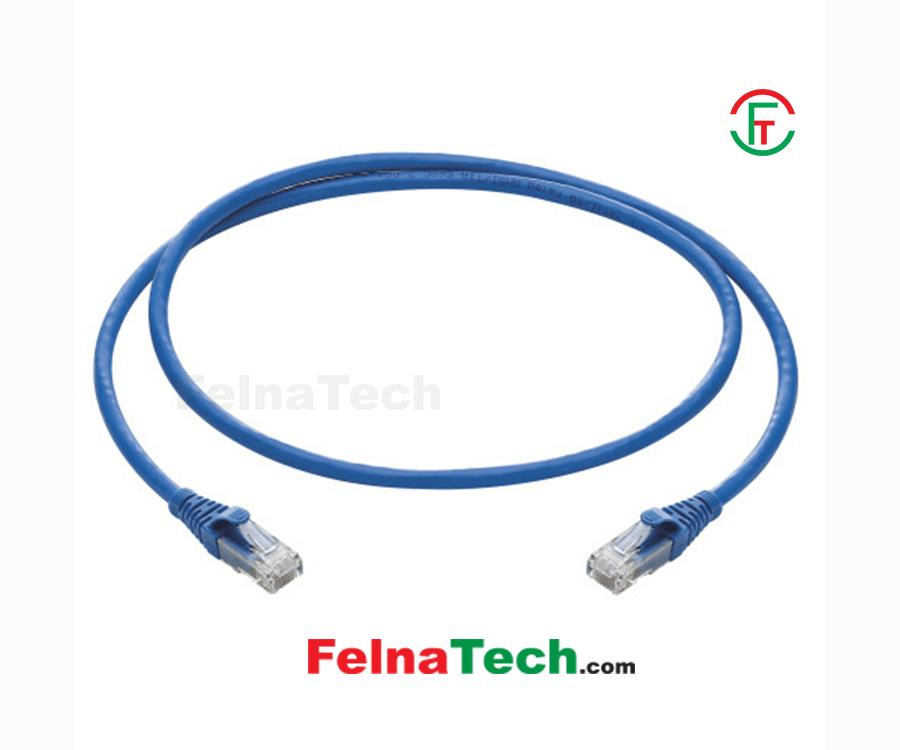 R&M R881020 CAT6 U/UTP 4P LSZH 0.5 Meter Blue Patch Cord