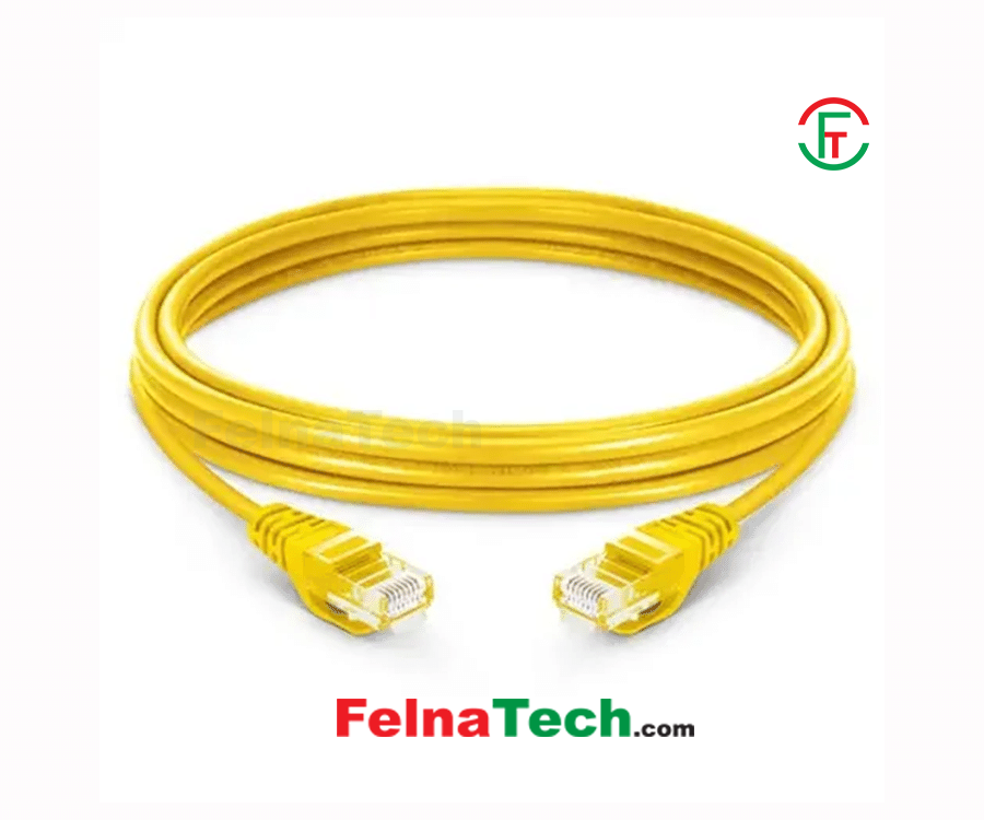 Safenet 34-3031YL 3 Meter Cat6 LSZH UTP Patch Cord Yellow