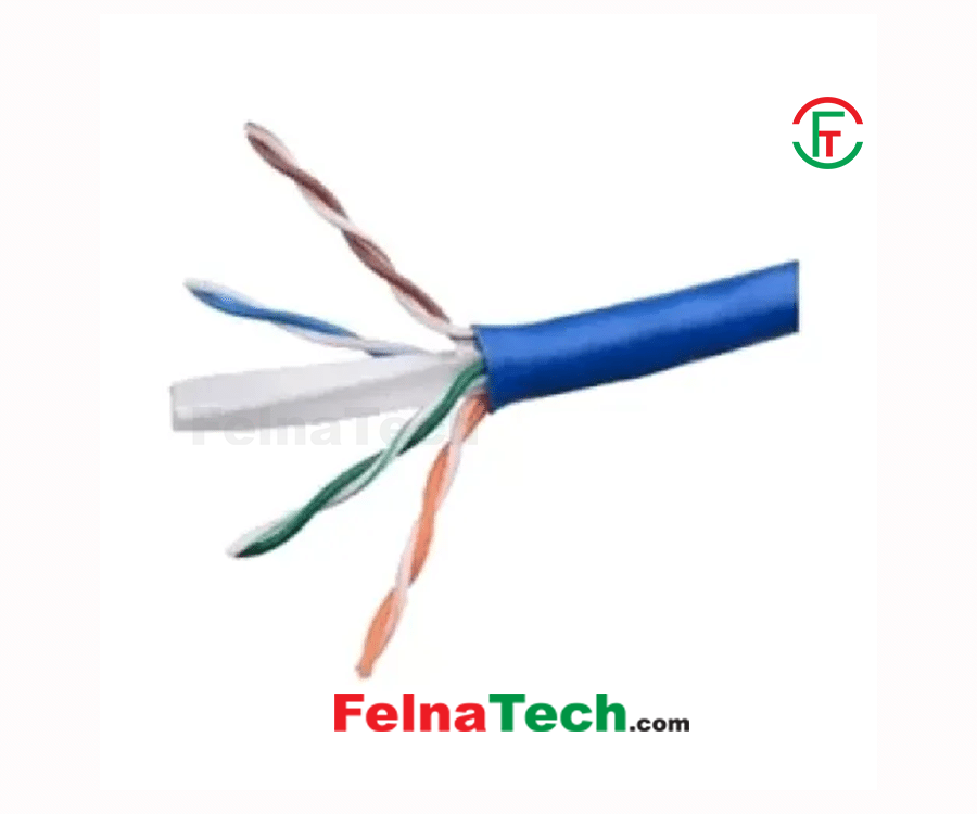 Safenet 32-3350BL 305 Meter Cat6 23AWG Solid UTP Cable Blue