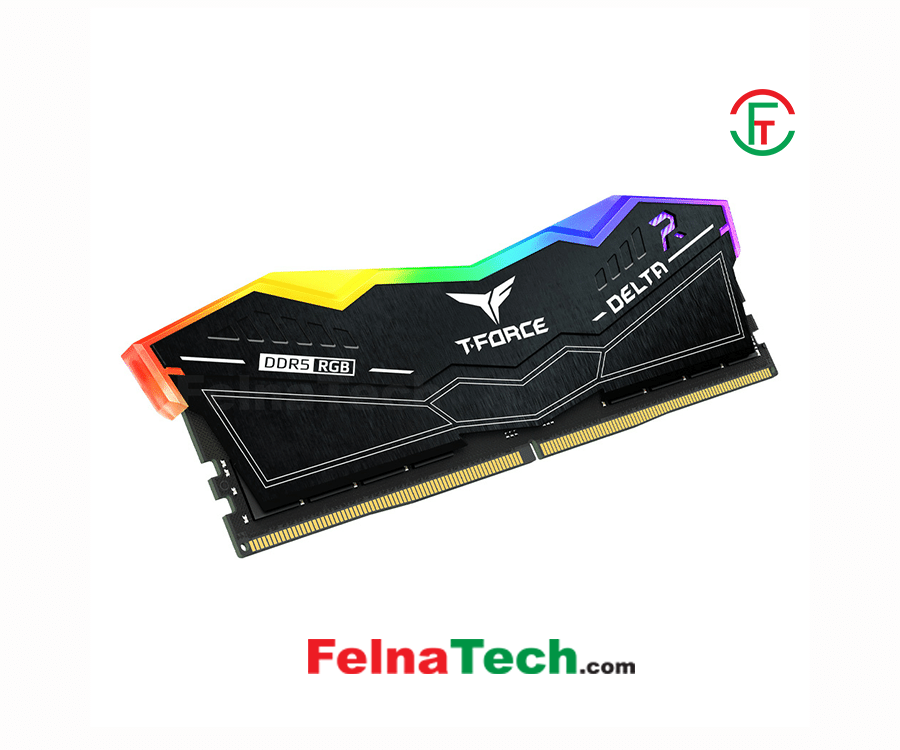 TEAM Delta RGB 16GB DDR5 6000MHz CL30 Gaming Desktop RAM