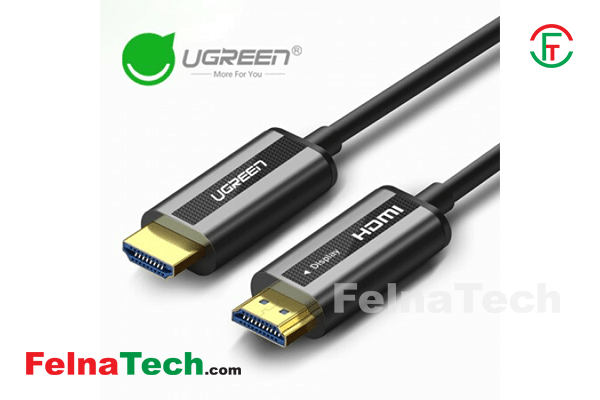 UGreen 50218 HDMI 2.0 Zinc alloy Optical Fiber Cable 40M