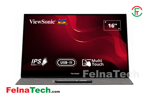 ViewSonic TD1655 16" Portable Multi-Touch IPS FHD Monitor