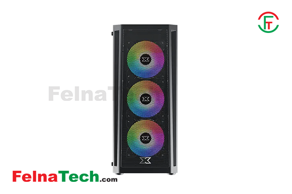 Xigmatek Master X Mid Tower Black (Tempered Glass) ATX Gaming Casing